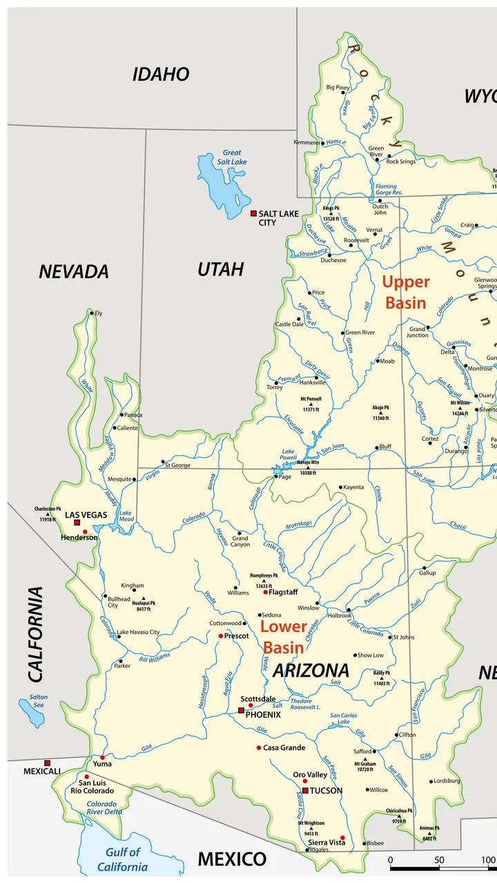 Colorado River Map