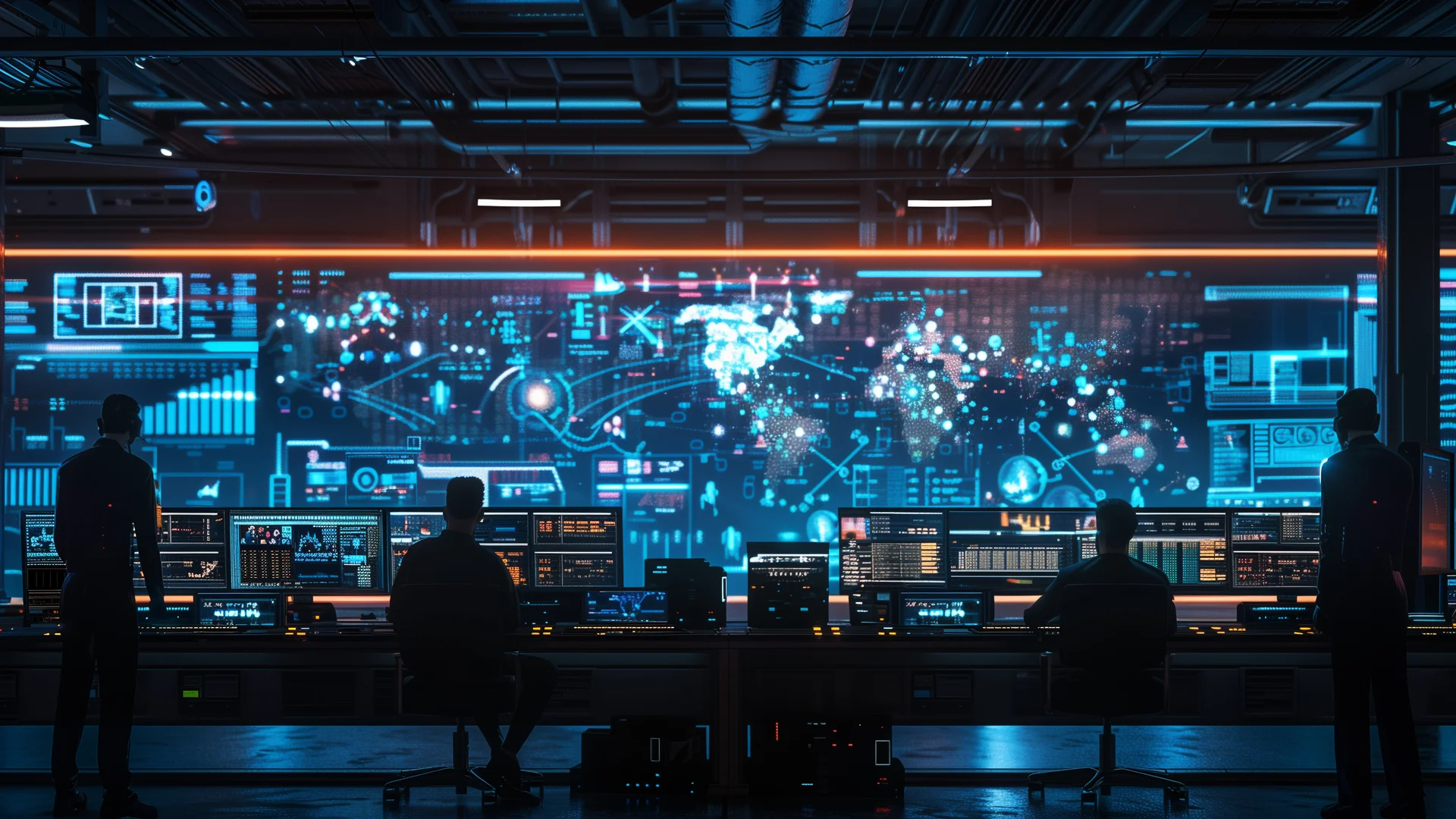 Cybersecurity IT room