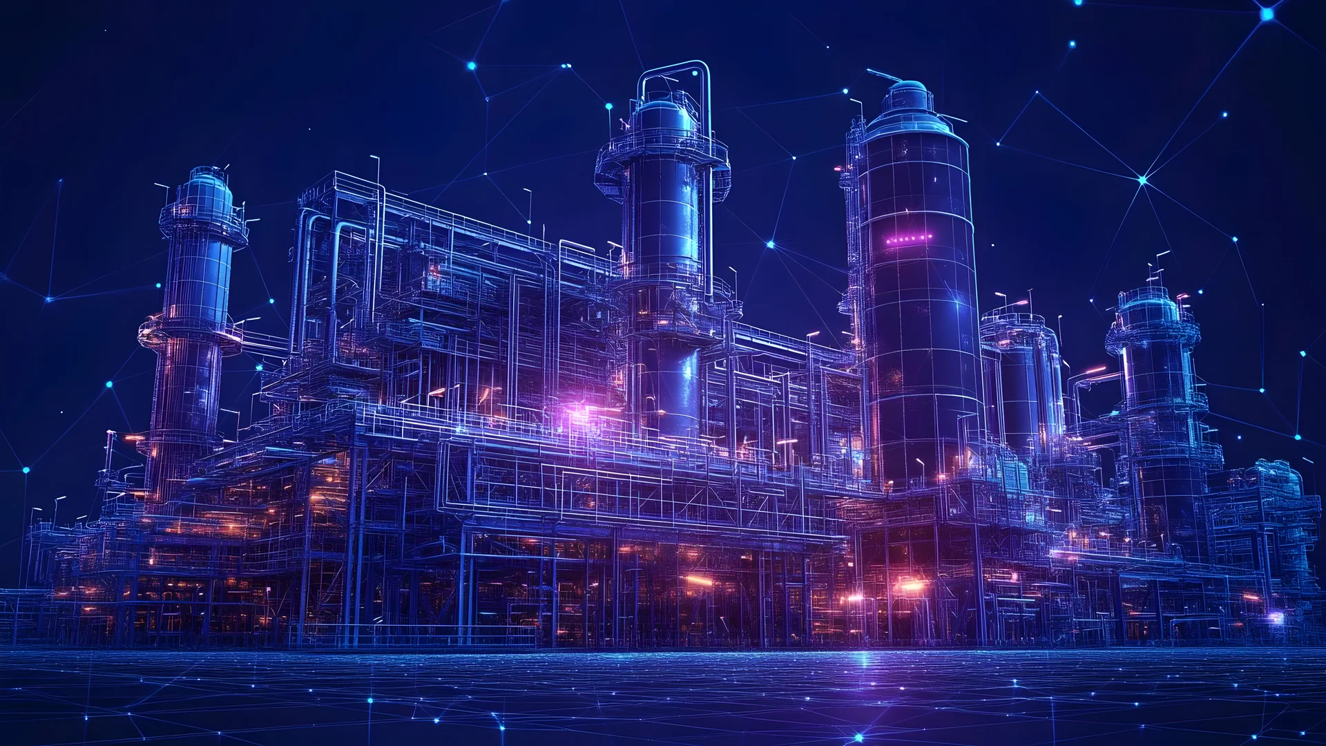 Futuristic Industrial Facility