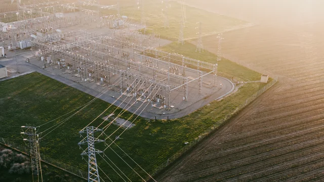 Aerial Substation