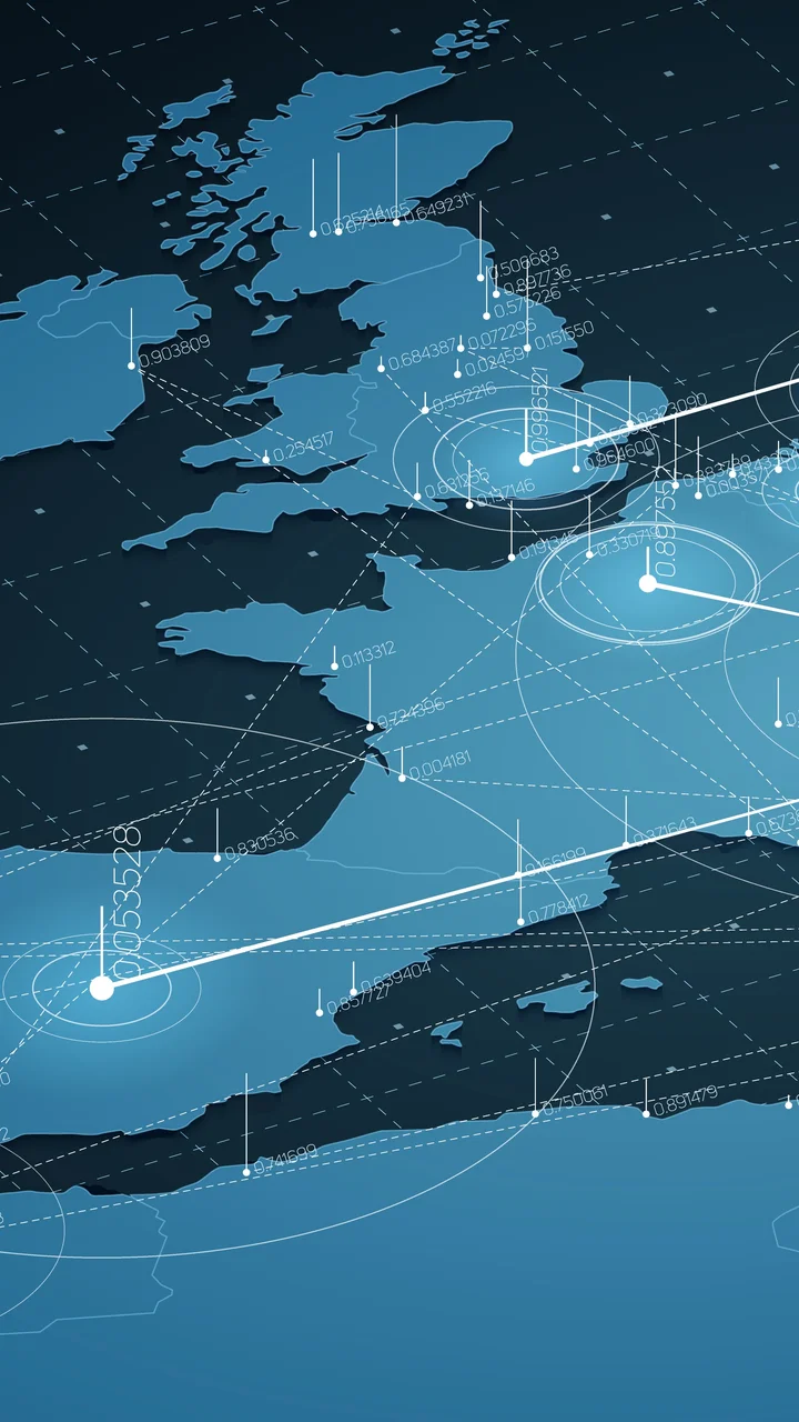Europe Map Data Visual