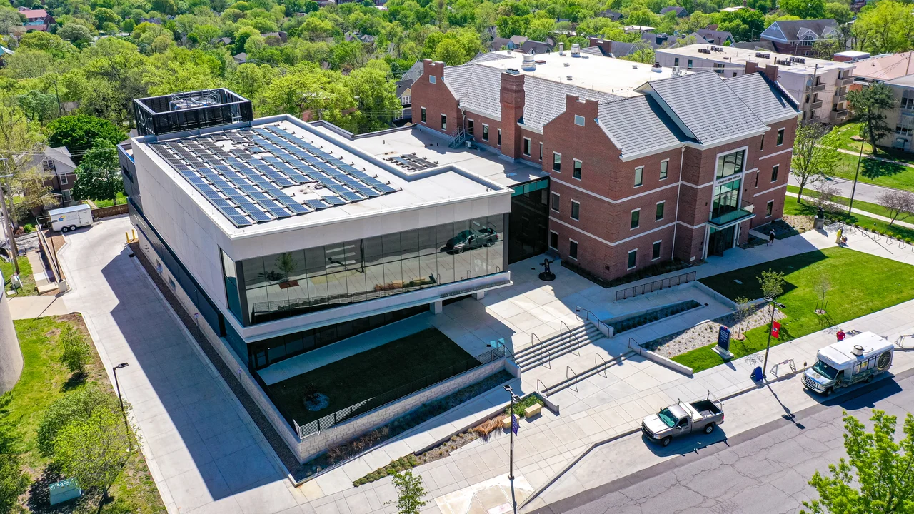 Jayhawk Welcome Center microgrid