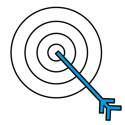 Bullseye target icon