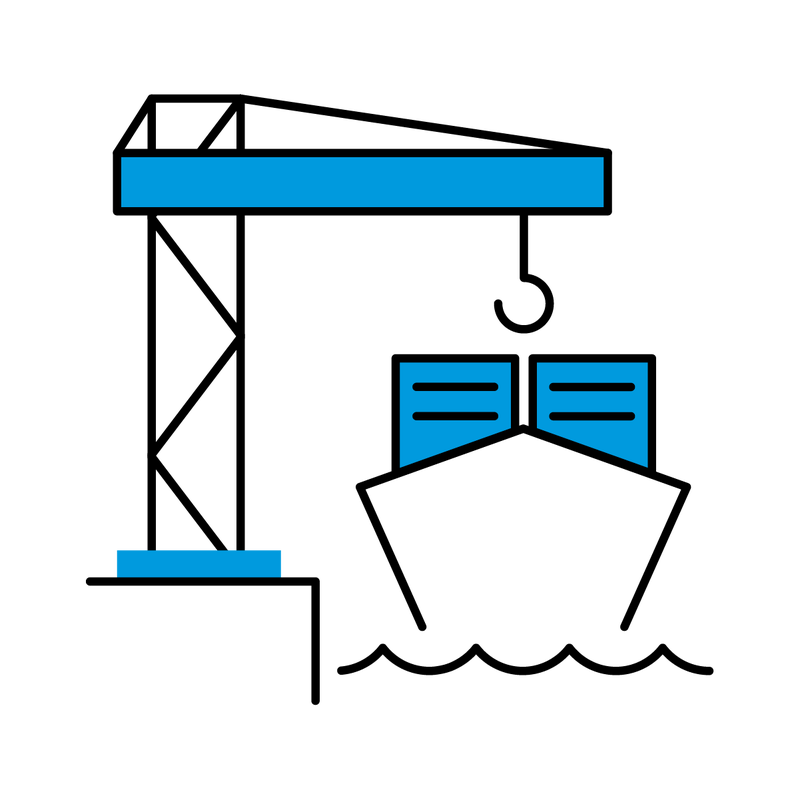 Shipping Port Icon